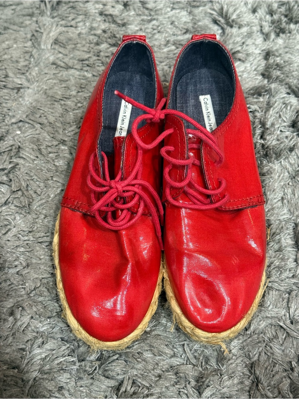 Calvin Klein Keri Platform Espadrille Oxfords